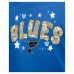 Подростковая Girls St. Louis Blues New Era Blue Flip Sequin T-Shirt