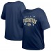 Подростковая Girls Nashville Predators New Era Navy Flip Sequin T-Shirt