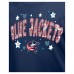 Подростковая Girls Columbus Blue Jackets New Era Navy Flip Sequin T-Shirt