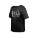 Футболка Подростковая Girls Minnesota Wild New Era Black Flip Sequin