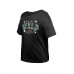 Футболка Подростковая Girls Minnesota Wild New Era Black Flip Sequin