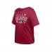 Футболка Подростковая Girls Colorado Avalanche New Era Dark Red Flip Sequin
