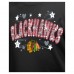 Футболка Girls Youth Chicago Blackhawks New Era Black Flip Sequin