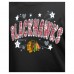 Футболка Girls Youth Chicago Blackhawks New Era Black Flip Sequin