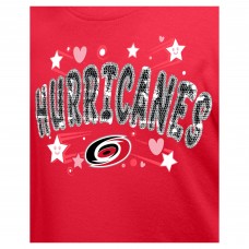 Футболка Подростковая Girls Carolina Hurricanes New Era Red Flip Sequin