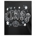 Подростковая Girls Los Angeles Kings New Era Black Flip Sequin T-Shirt
