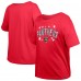 Футболка Girls Youth Florida Panthers New Era Red Flip Sequin