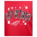 Подростковая Girls Detroit Red Wings New Era Red Flip Sequin T-Shirt