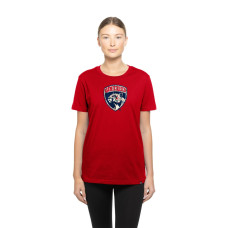 Женская футболка Florida Panthers New Era Red Glam Game Floral Женская футболка Florida Panthers New Era Red Glam Game Floral