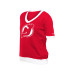 Женская футболка New Jersey Devils New Era Red Game Day Rhinestuds