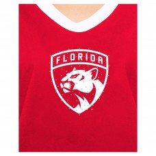 Футболка Женская Florida Panthers New Era Red Game Day Rhinestuds Футболка Женская Florida Panthers New Era Red Game Day Rhinestuds