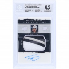 Trevor Zegras Anaheim Ducks Autographed 2021-22 Upper Deck The Cup Limited Logos Relic #LLT-TZ #40/50 BGS Authenticated 8.5 Card - 9.5,9,8,9.5 Subgrades