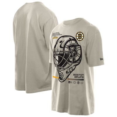 Футболка Boston Bruins New Era Tan Goalie Mask