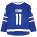 Игровая джерси Max Domi Toronto Maple Leafs Autographed Fanatics Authentic Blue Fanatics Breakaway