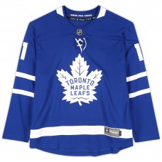 Игровая джерси Max Domi Toronto Maple Leafs Autographed Fanatics Authentic Blue Fanatics Breakaway