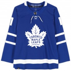 Игровая джерси Max Domi Toronto Maple Leafs Autographed Fanatics Authentic Blue adidas Authentic