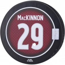 Шайба Nathan MacKinnon Colorado Avalanche Autographed Fanatics Authentic 2024 Hart Trophy Winner - Limited Edition of 129