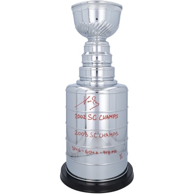 Pavel Datsyuk Detroit Red Wings Autographed Fanatics Authentic 2 Replica Stanley Cup with Multiple Inscriptions - Limited Edition #1/1 - Signed in Red Ink