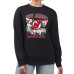 Женская свитшот New Jersey Devils G-III 4Her by Carl Banks Black Flower Logo Pullover