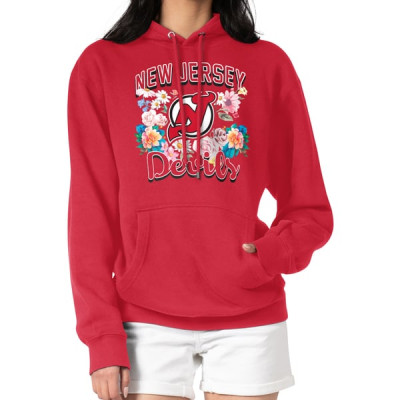Женская толстовка New Jersey Devils G-III 4Her by Carl Banks Red Flower Logo