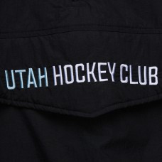 Utah Mammoth Mitchell & Ness Black Retro Anorak Half-Zip Jacket