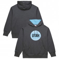 Толстовка Utah Mammoth Mitchell & Ness Anthracite Playoff