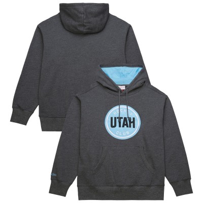 Толстовка Utah Mammoth Mitchell & Ness Anthracite Playoff