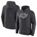 Толстовка Los Angeles Kings Fanatics New Primary Logo - Heather Charcoal