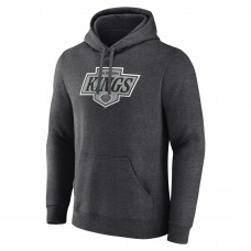 Толстовка Los Angeles Kings Fanatics New Primary Logo - Heather Charcoal