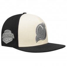 Бейсболка New Jersey Devils Pro Standard Cream/Black French Terry
