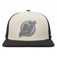 Бейсболка New Jersey Devils Pro Standard Cream/Black French Terry