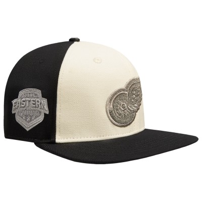 Detroit Red Wings Pro Standard Cream French Terry Snapback Hat
