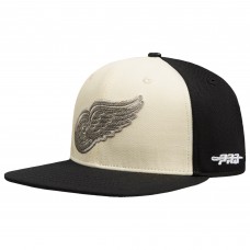 Detroit Red Wings Pro Standard Cream French Terry Snapback Hat Detroit Red Wings Pro Standard Cream French Terry Snapback Hat