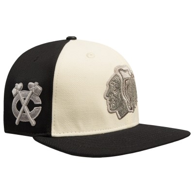 Бейсболка Chicago Blackhawks Pro Standard Cream French Terry
