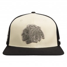 Бейсболка Chicago Blackhawks Pro Standard Cream French Terry