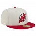 Бейсболка New Jersey Devils New Era White Chrome Two-Toned 59FIFTY