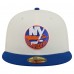 Бейсболка New York Islanders New Era White Chrome Two-Toned 59FIFTY