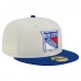 Бейсболка New York Rangers New Era White Chrome Two-Toned 59FIFTY