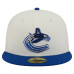 Бейсболка Vancouver Canucks New Era White Chrome Two-Toned 59FIFTY