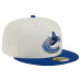 Бейсболка Vancouver Canucks New Era White Chrome Two-Toned 59FIFTY