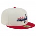Бейсболка Washington Capitals New Era White Chrome Two-Toned 59FIFTY
