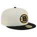 Бейсболка Boston Bruins New Era White Chrome Two-Toned 59FIFTY