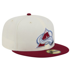 Бейсболка Colorado Avalanche New Era White Chrome Two-Toned 59FIFTY Бейсболка Colorado Avalanche New Era White Chrome Two-Toned 59FIFTY