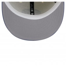 Бейсболка Edmonton Oilers New Era White Chrome Two-Toned 59FIFTY