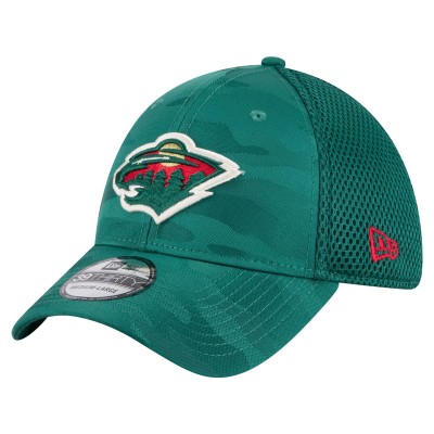 Бейсболка Minnesota Wild New Era Green Active Subtle Camo 39THIRTY