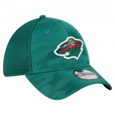 Бейсболка Minnesota Wild New Era Green Active Subtle Camo 39THIRTY