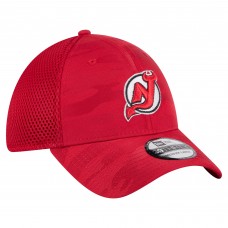 Бейсболка New Jersey Devils New Era Red Active Subtle Camo 39THIRTY