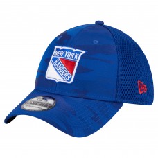 Бейсболка New York Rangers New Era Blue Active Subtle Camo 39THIRTY Бейсболка New York Rangers New Era Blue Active Subtle Camo 39THIRTY