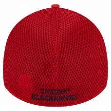 Бейсболка Chicago Blackhawks New Era Red Active Subtle Camo 39THIRTY