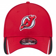 Бейсболка New Jersey Devils New Era Red Linear Featherweight 39THIRTY